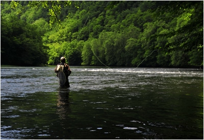 pêche sur la Dordogne