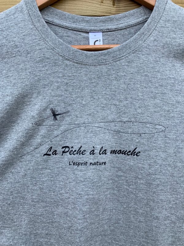 T-shirt pêche à la mouche - esprit sportif